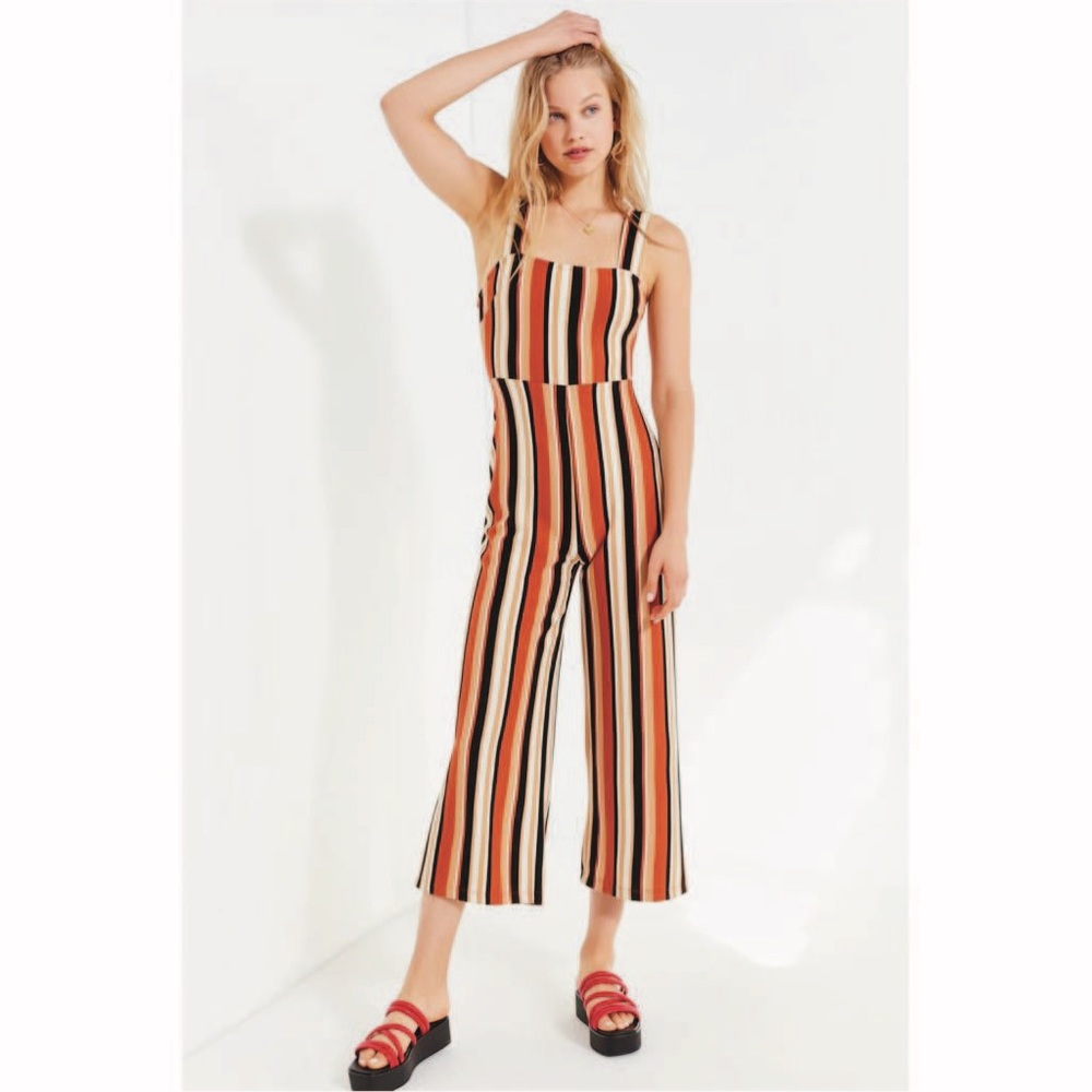 Urban Outfitters Striped Jumpsuit